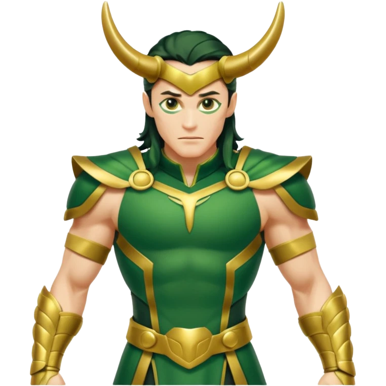 comic book style loki, whole body emoji