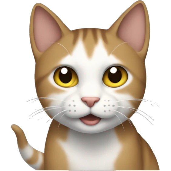 Gato manejando emoji