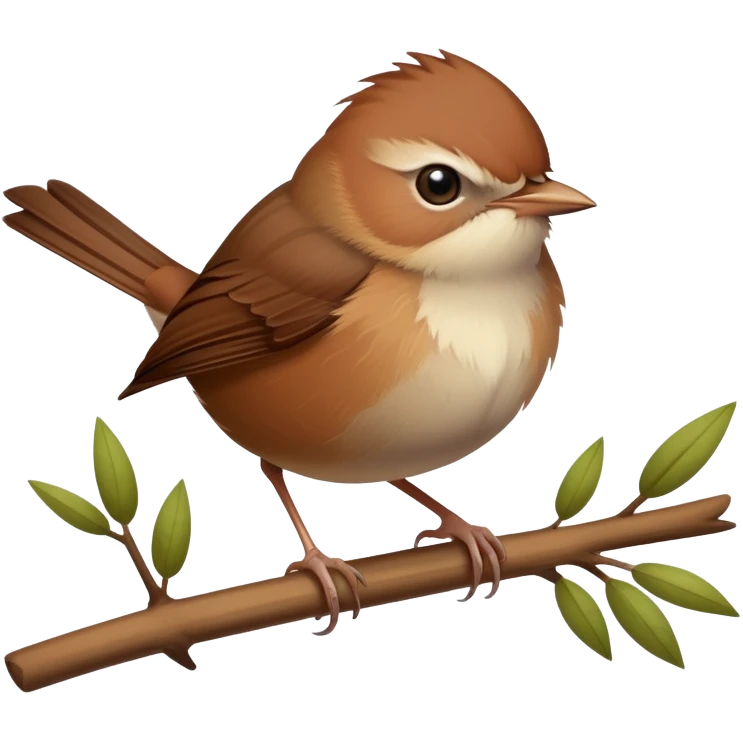 Cetti's warbler bird emoji