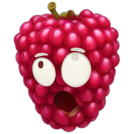 Une framboise  emoji