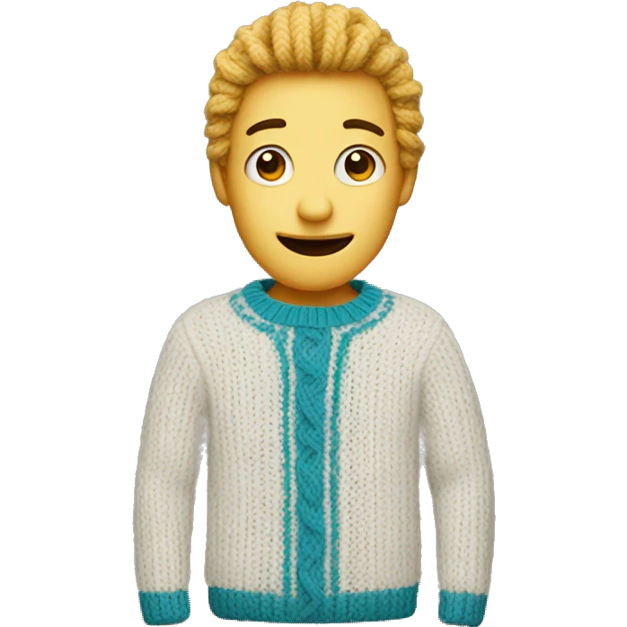 Knit sweater emoji
