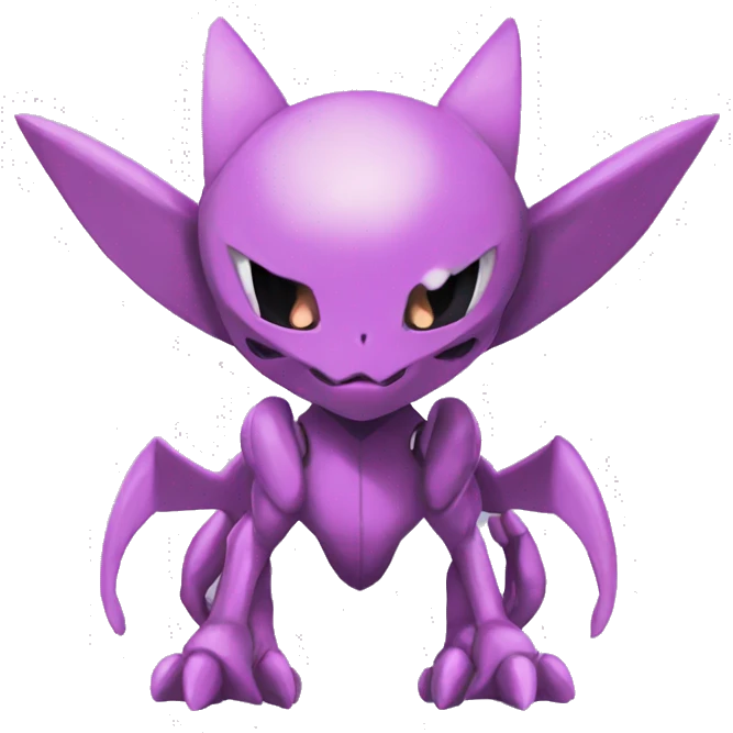  Cool Edgy Genesect-Mew-Fakemon Full Body emoji