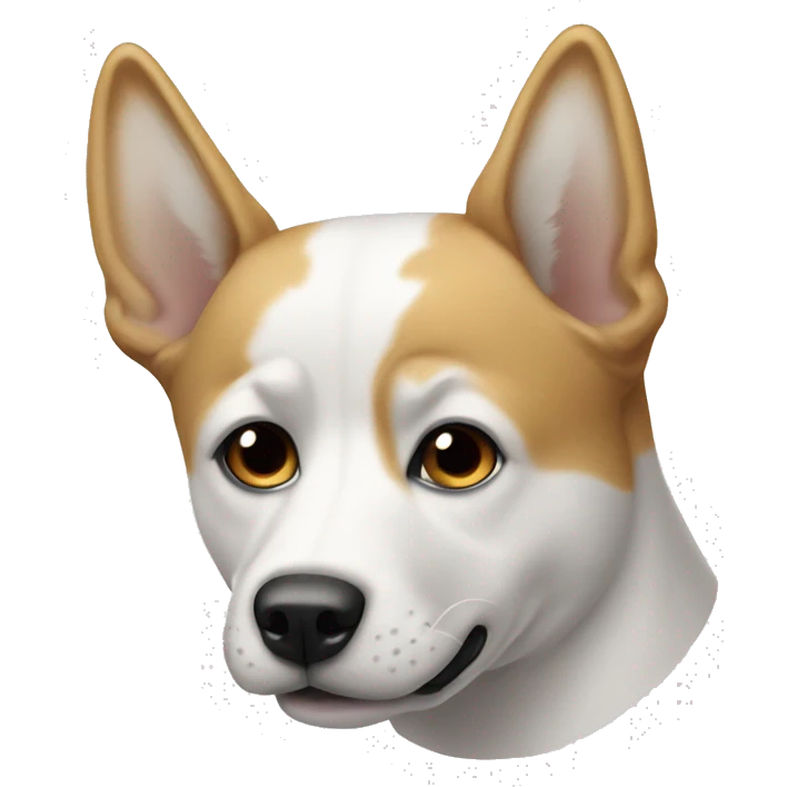 perro blanco  emoji