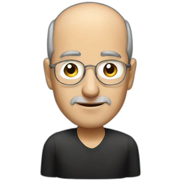 Steve job using android emoji