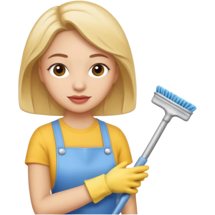 trudy piper cleans emoji