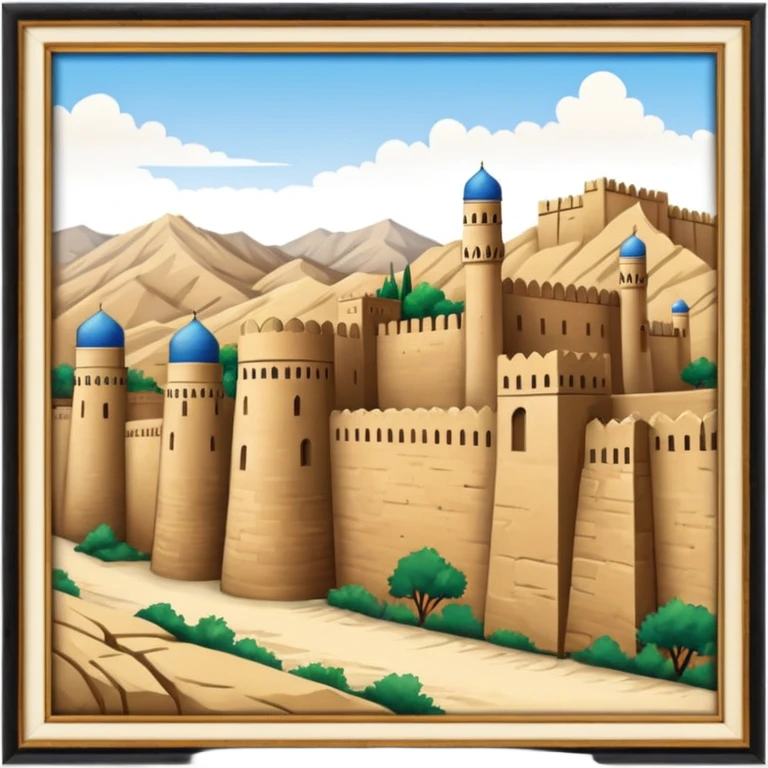 samarkand city walls, no frame emoji