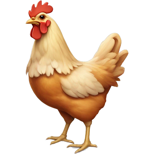 a chicken with a name tag called Archie emoji