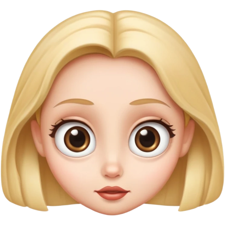 Classic Disney character with big eyes emoji