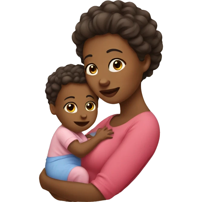 mom and baby emoji