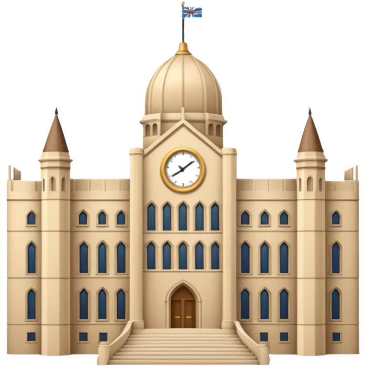 beige house-of-parliament beige colored emoji