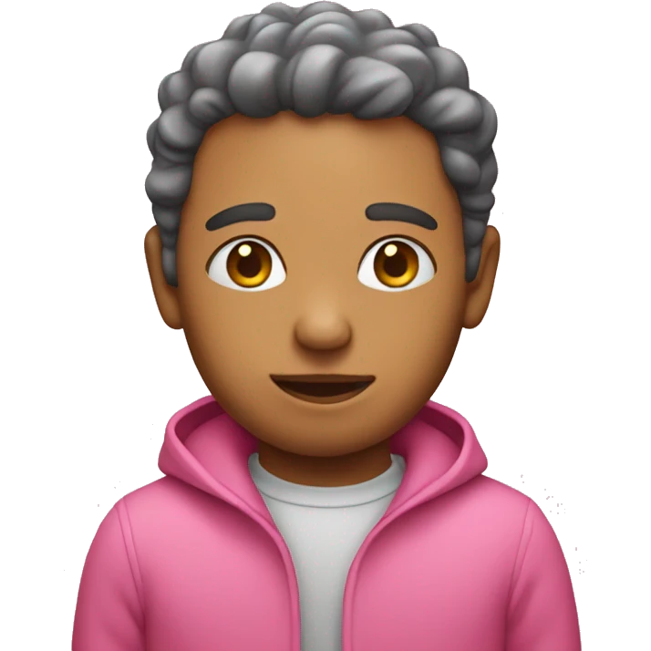 little pink person emoji