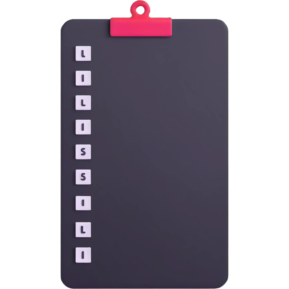 very long endless one-page to-do list emoji