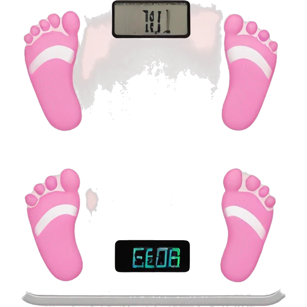 Light Pink body weight scale  emoji