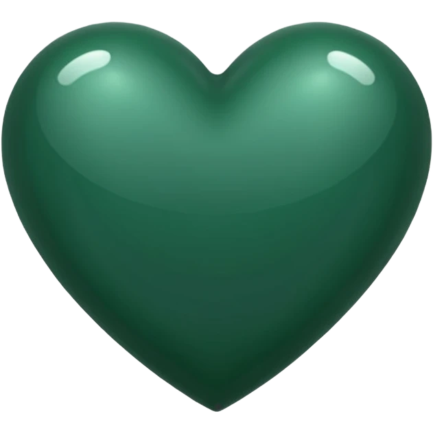 dark green heart emoji emoji