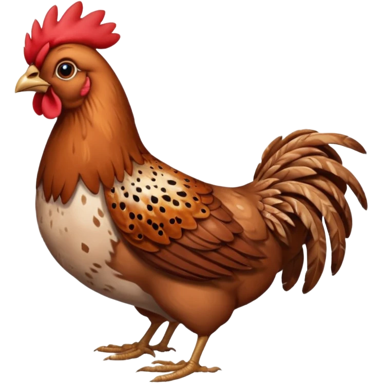 Cinnamon Queen hen emoji