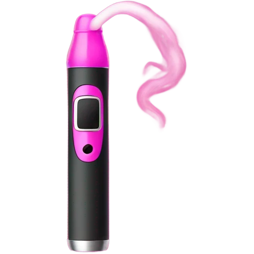 hot pink vape emoji