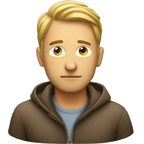 man thinking emoji