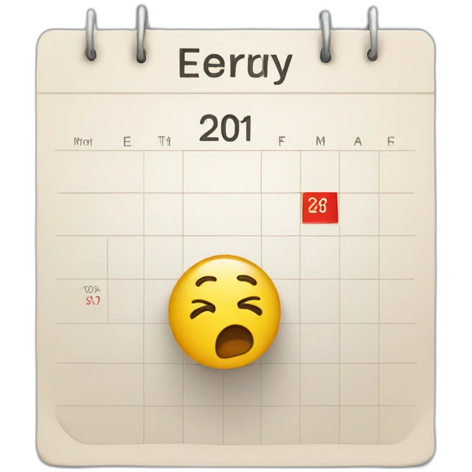 calendar 20 feb emoji