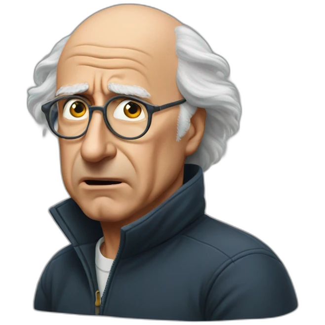 larry david frustrated emoji