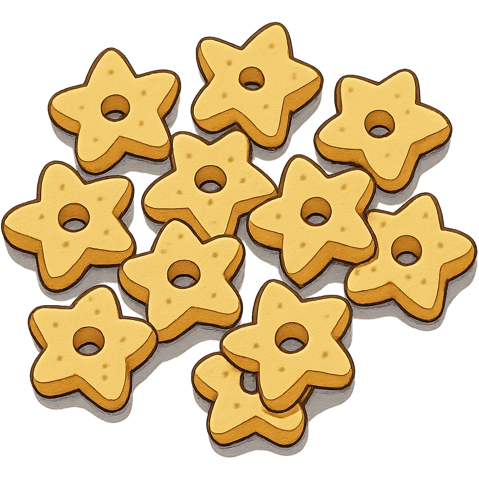 ghibli style stelline pasta emoji