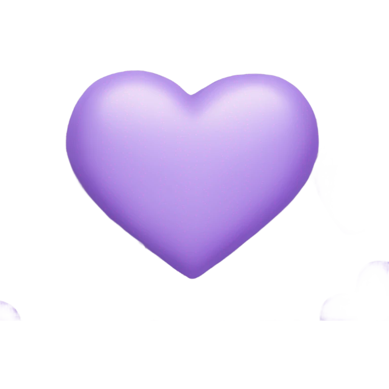 Lavender heart emoji