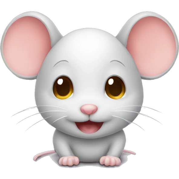 Cute mouse emoji