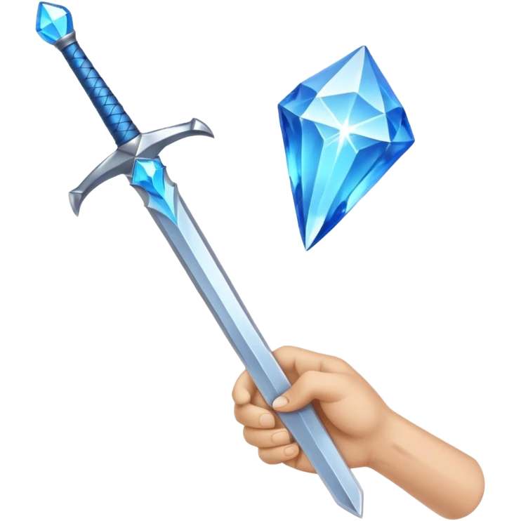 Minecraft diamond sword  emoji