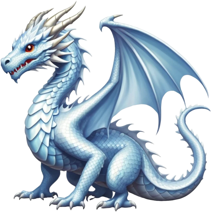 White dragon emoji