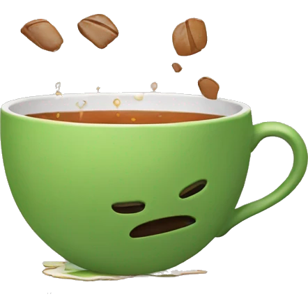Spilled tea emoji