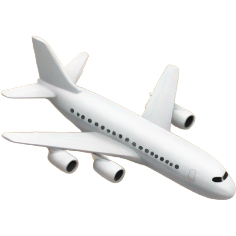 plane over beach emoji