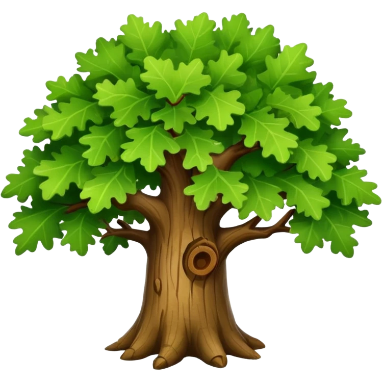oak tree emoji