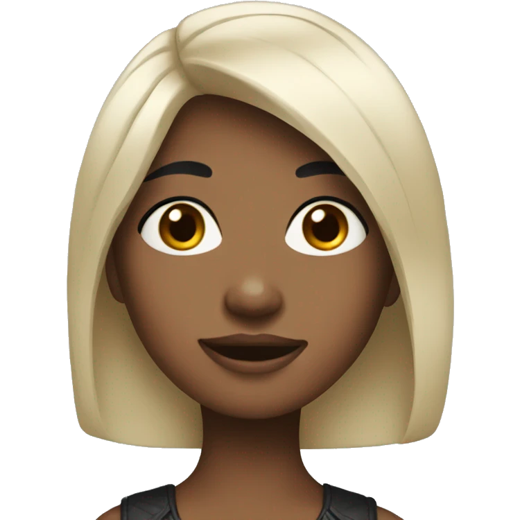 girl with black hair  emoji