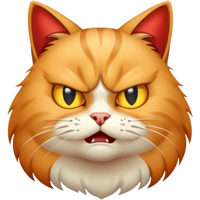 Cat bad emoji
