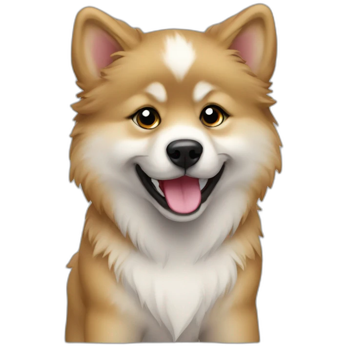 Wolfspitz-puppy emoji