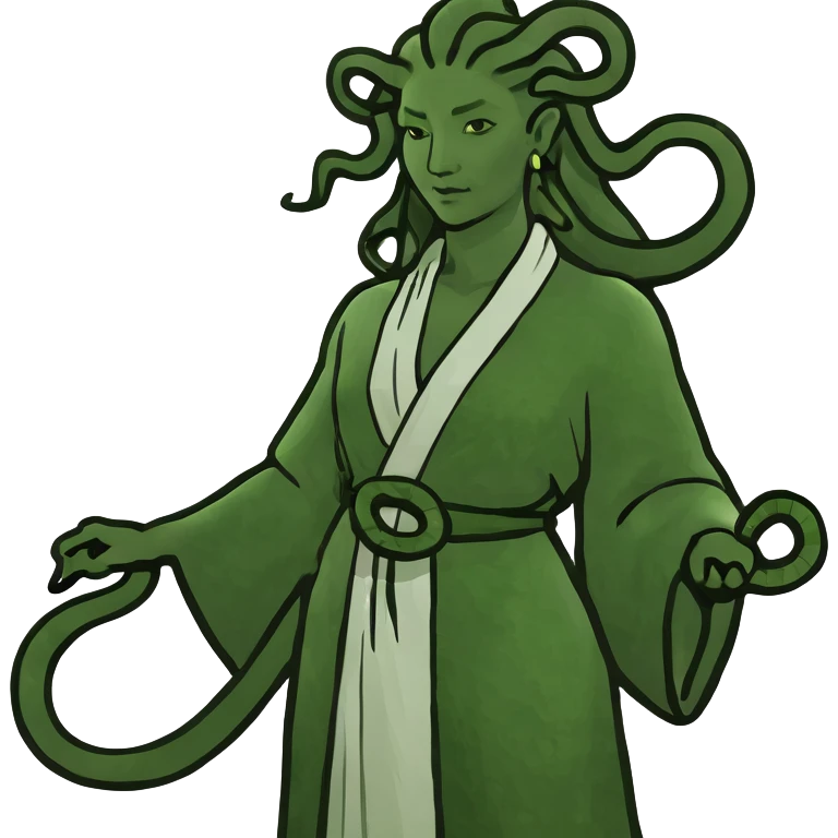 Medusa greek statue emoji