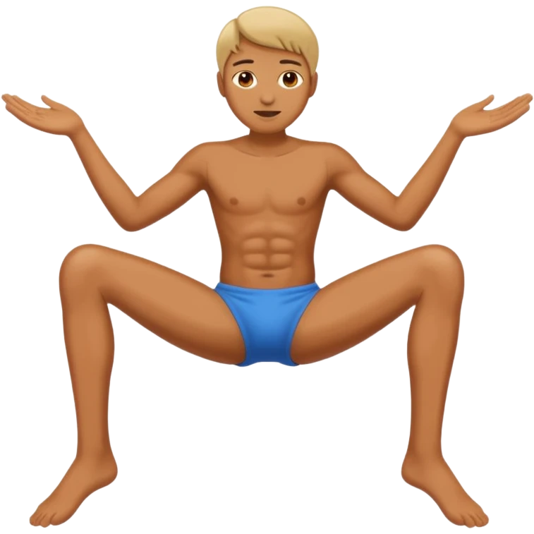 spread legs emoji