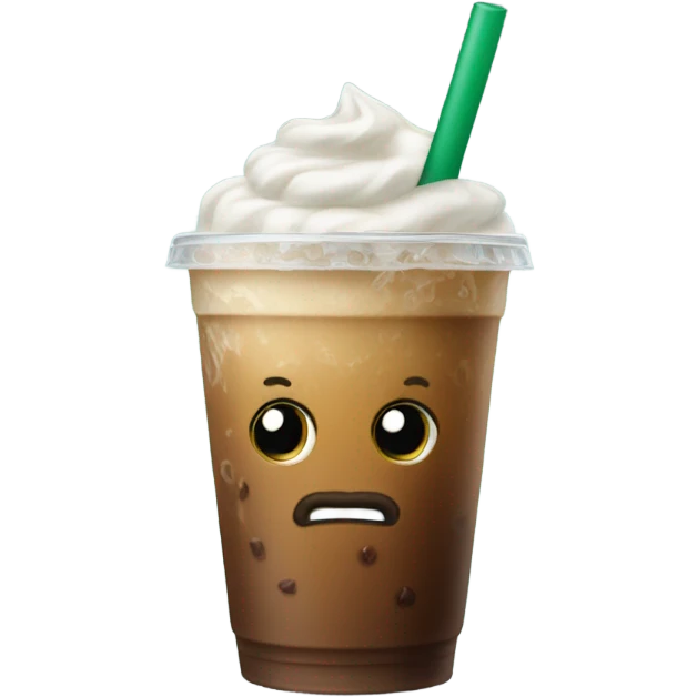 Iced Starbucks coffe emoji