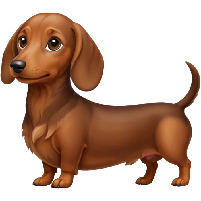 Perro salchicha emoji