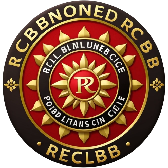 The IPL Team RCB Logo  emoji