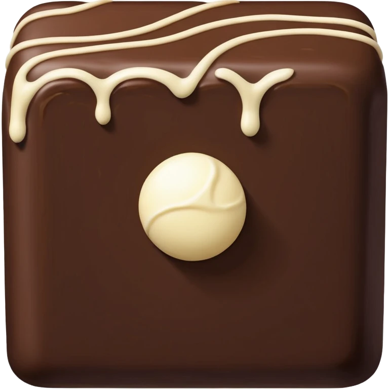 a chocolate network with lines between chocolate emoji