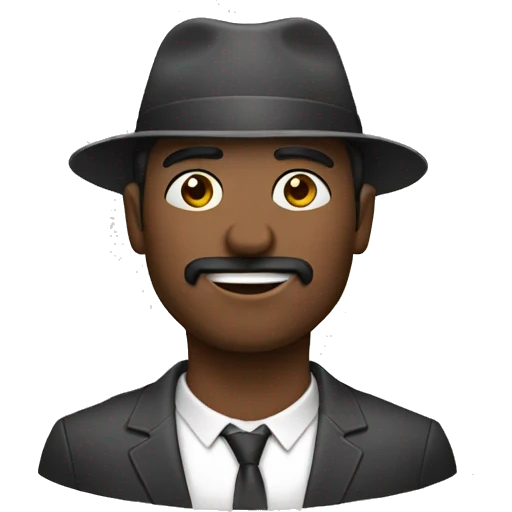 Hombres con accesorios en la cabeza  emoji