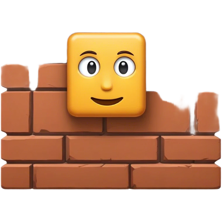 mason bricks emoji