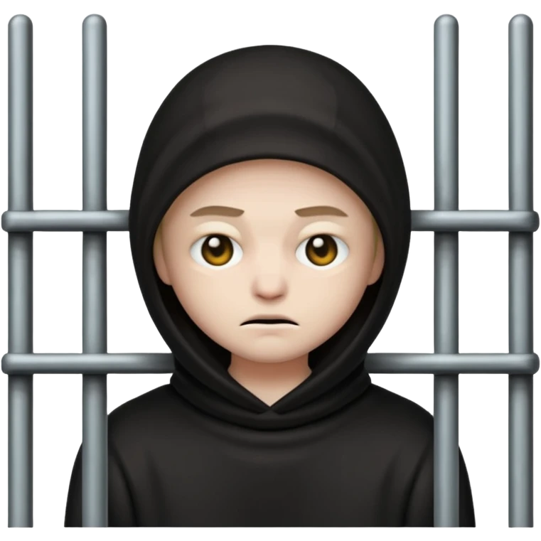 Создай эмодзи вора за решёткой emoji