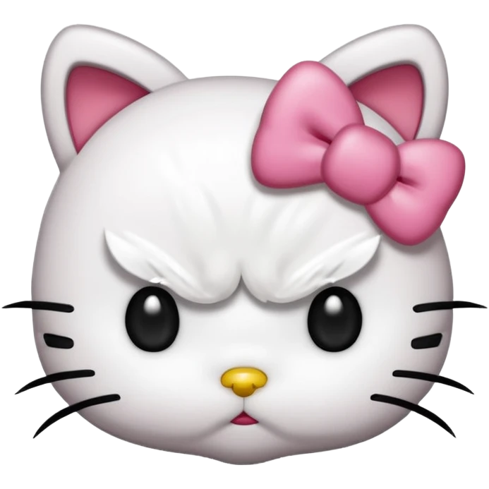 Angry hello kitty  emoji