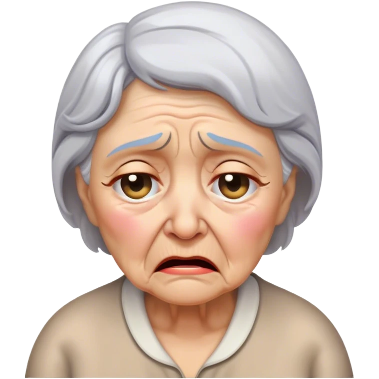 Gramma sad crying  emoji