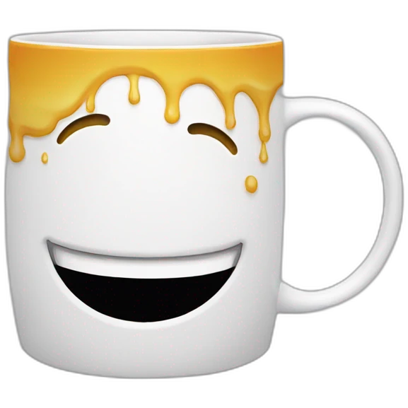 Mug cartoon smile emoji