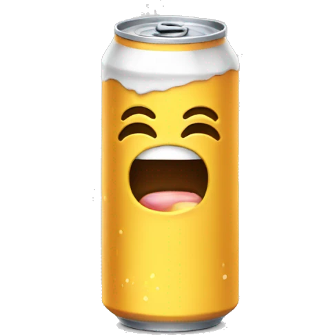 tall can with soda emoji