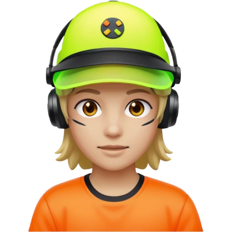 Neon Visor Gamer emoji