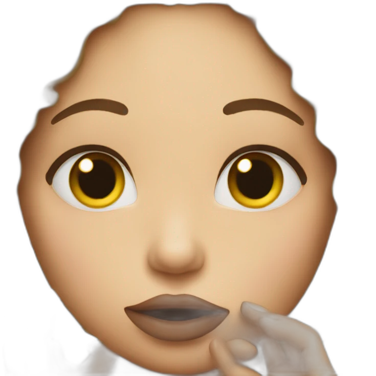 Jennie blowing a kiss emoji