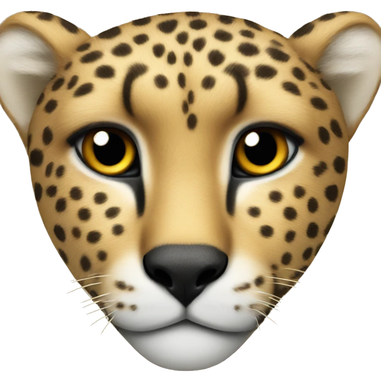 Cheetah heart emoji